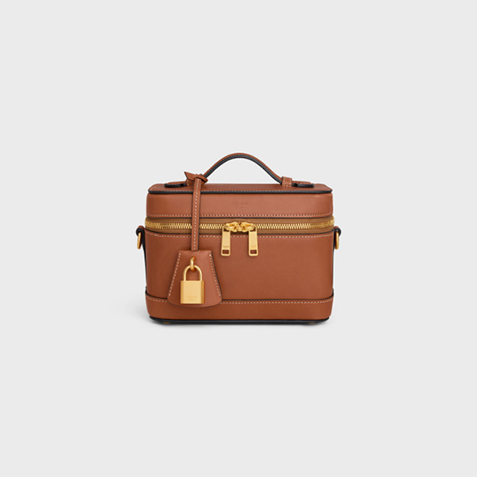 celine triomphe canvas vanity box bag